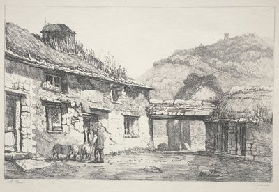 Lynmouth af Samuel Prout