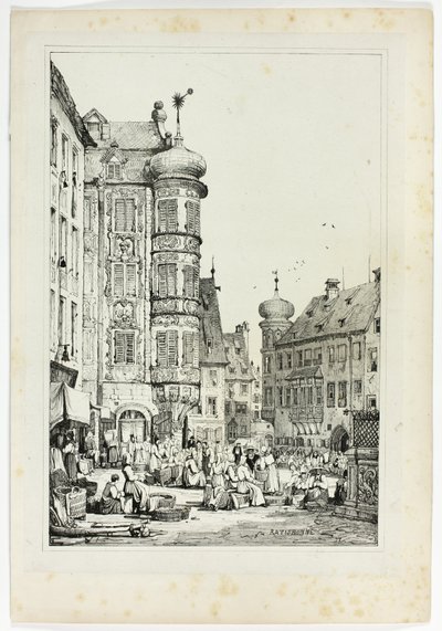 Regensburg af Samuel Prout