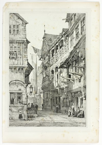 Sachsenhausen Frankfurt af Samuel Prout