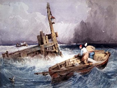 Skibbrudt af Samuel Prout