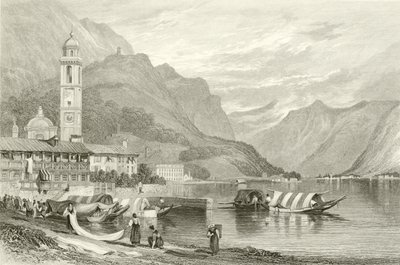 Comosøen, Italien af Samuel Prout