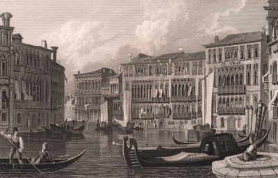 Udsigt fra Canal Grande (Canal Grande) af Ca