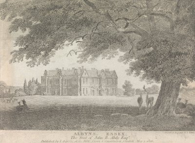 Albyns, Essex, The Seat of John R. Abdy, Esquire (udgivet af L. Asperne); side 7 (bind 1) af Samuel Rawle
