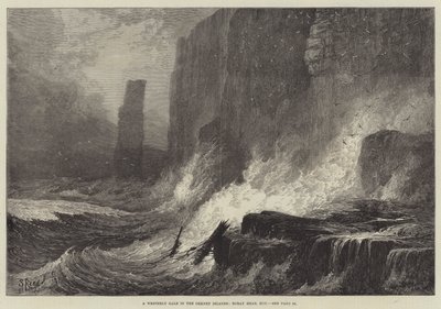En vestlig kuling på Orkneyøerne, Roray Head, Hoy af Samuel Read