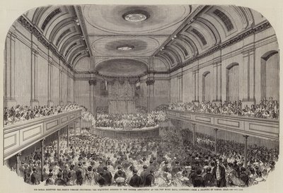 Hans Kongelige Højhed Prinsgemalen holder åbningstalen til British Association i New Music Hall, Aberdeen af Samuel Read