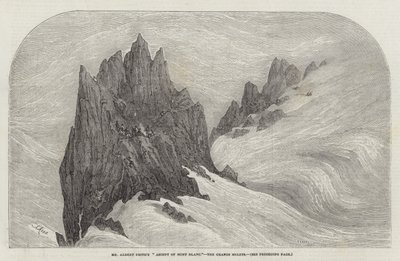 Albert Smiths bestigning af Mont Blanc, Grands Mulets af Samuel Read
