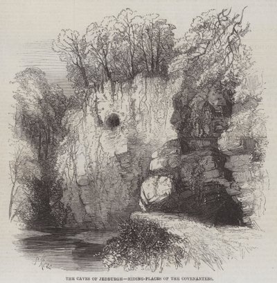 The Caves of Jedburgh, Pagternes skjulesteder af Samuel Read