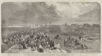 The Naval Review, Promenade på Southsea Common af Samuel Read