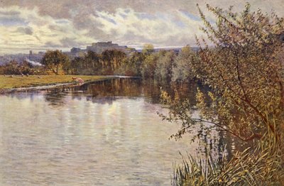 Stirling Castle (farvelitografi) af Samuel Reid