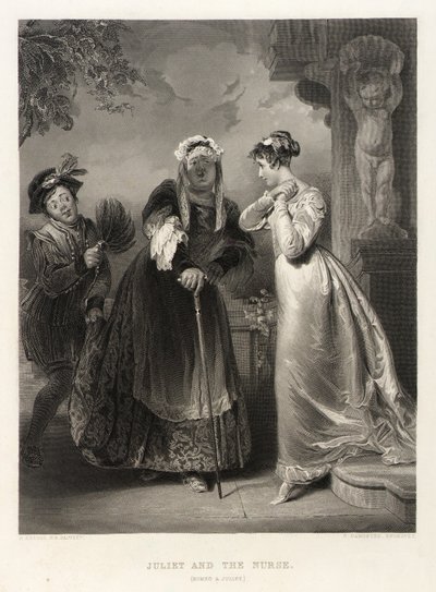 Julie og sygeplejersken (Romeo og Julie) af Samuel Sangster