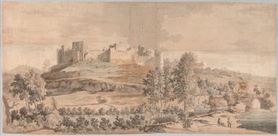 Ludlow Castle af Samuel Scott