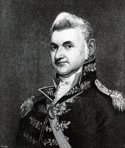 Portræt af Henry Dearborn (1751-1829) (gravering) af Samuel Smith Kilburn