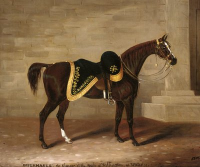 København, opladeren af hertugen af Wellington ved Waterloo af Samuel Spode