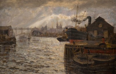 The Tyne with High Level Bridge, 1920 af Samuel Sykes