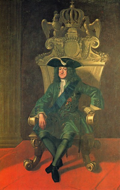 Portræt af Frederik I af Preussen af Samuel Theodor Gericke