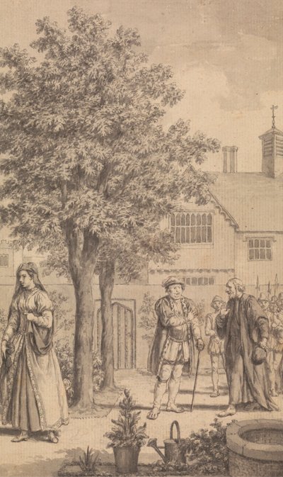 Catherine Parr, Henry VIII og biskop Gardner af Samuel Wale