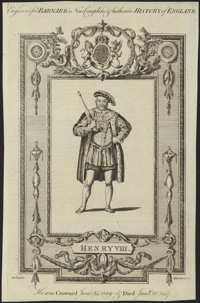 Kong Henrik VIII af England af Samuel Wale