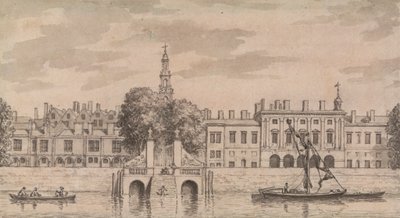 Old Somerset House af Samuel Wale