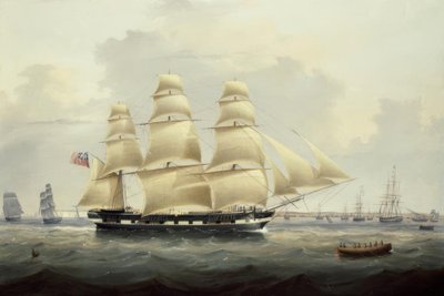 En britisk købmand ud for sydkysten af Samuel Walters