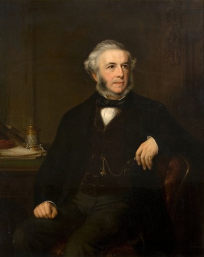 Portræt af George Richards Elkington 1800-1865, 1865. af Samuel West