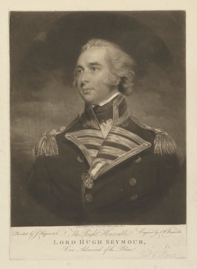 Viceadmiral Lord Hugh Seymour af Samuel William Reynolds