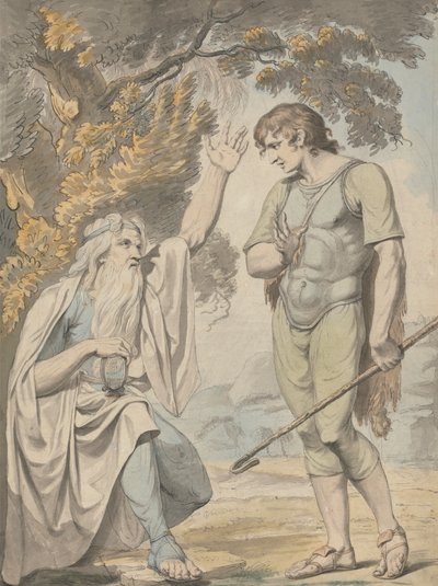 En Bard og en Hyrde af Samuel Woodforde