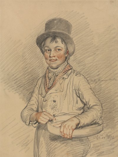 En dreng med en kurv af Samuel de Wilde