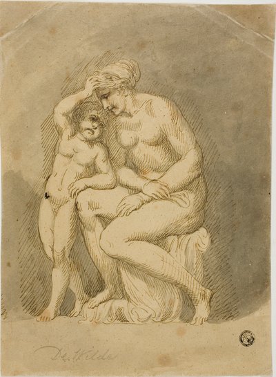 Venus og Amor af Samuel de Wilde