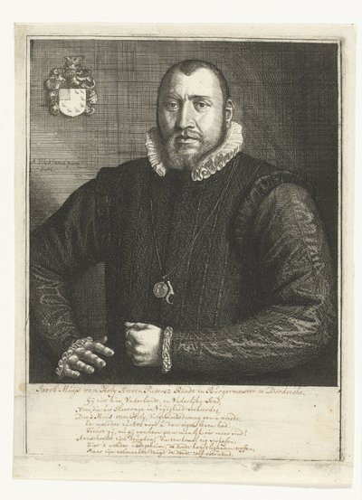 Portræt af Jacob Muys af Hellig af Samuel van Hoogstraten