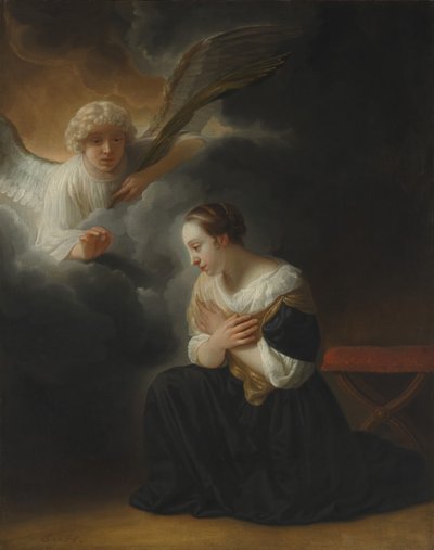 Bebudelsen af Jomfruens død, ca. 1670. af Samuel van Hoogstraten