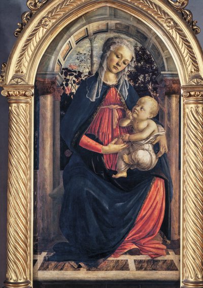 Madonna i rosenhaven af Sandro (1444/5-1510) Botticelli