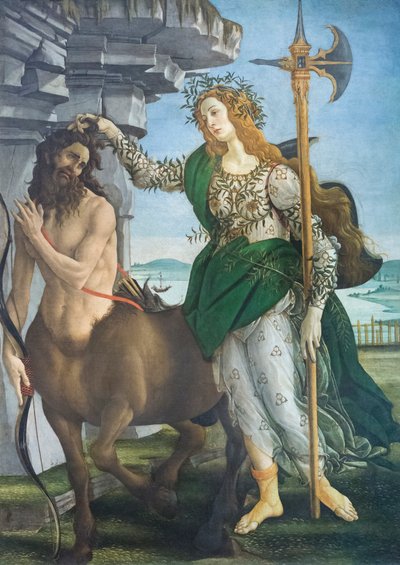 Pallas og kentauren af Sandro Botticelli