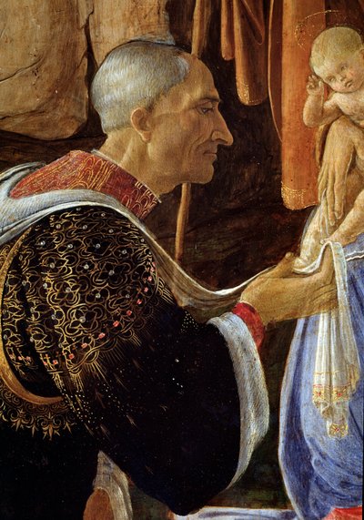 Magiernes tilbedelse, detalje af Cosimo de