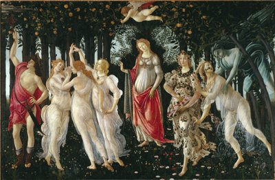Foråret (Detalje) - tempera onwood af Sandro Botticelli