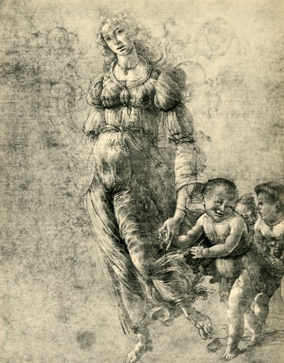 Overflod eller efterår, 1480-1485, 1943. af Sandro Botticelli