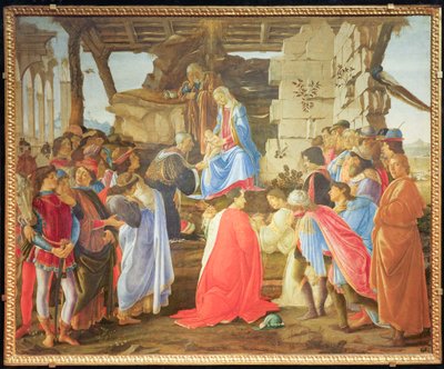 Tilbedelse af de hellige tre konger af Sandro Botticelli