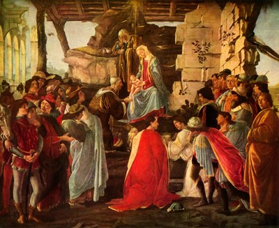 Tilbedelse af Magi, 1476, 1937. af Sandro Botticelli