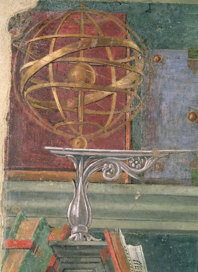 Detalje fra Sankt Augustin i hans arbejdsværelse med en armillarsfære (se også 44371) af Sandro Botticelli