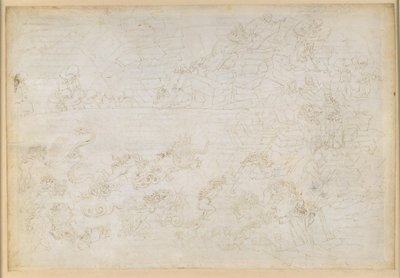 La Divina Commedia, Inferno XXIV. Vergil og Dante i helvedets ottende kreds (Malebolge), 7. bolgia: Straffen for tyve og røvere; Vanni Fuccis profetier af Sandro Botticelli
