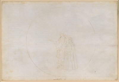 La Divina Commedia, Paradiso XX. Den sjette planetsfære (Jupiters himmel): Ørnen navngiver de flammer, der danner hans øje, herunder to hedninger, hvorpå Dantes tvivl næres og til sidst fjernes af Sandro Botticelli