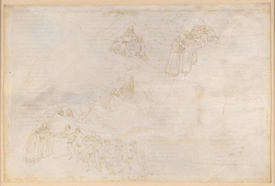 La Divina Commedia, Purgatorio IV. Forpurgatorium: Ø-ringen, sokkelmassivet og midterzonen; de forsinkedes opstigning og bod af Sandro Botticelli