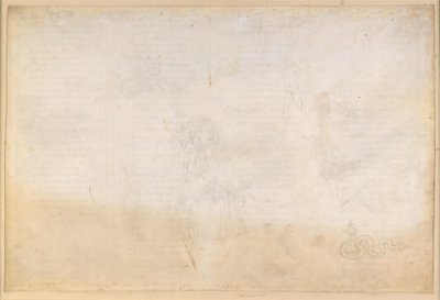 La Divina Commedia, Purgatorio VIII. Forpurgatorium, den midterste zone: De forsømte fyrsters dal; fristelsen fra slangen; samtale med Nino Visconti og Currado Malaspina af Sandro Botticelli