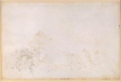 La Divina Commedia, Purgatorio VI. Forpurgatorium, den midterste zone: De forsømte, der omkom som følge af en voldshandling; samtale med Sordello af Sandro Botticelli