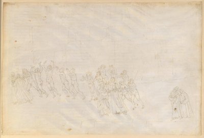 La Divina Commedia, Purgatorio XVI. Purgatoriets tredje ring: De hidsiges bod; Dantes samtale med Marco Lombardo af Sandro Botticelli