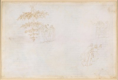 La Divina Commedia, Purgatorio XXII: Opstigningen til den sjette ring i Purgatoriet; samtaler med Statius; de glubske menneskers bod af Sandro Botticelli