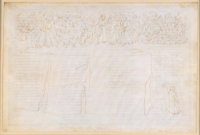 Den Guddommelige Komedie, Purgatorio XXV. Opstigning til skærsildens syvende kreds: belæring om skyggernes legemlighed; de vellystiges bod af Sandro Botticelli