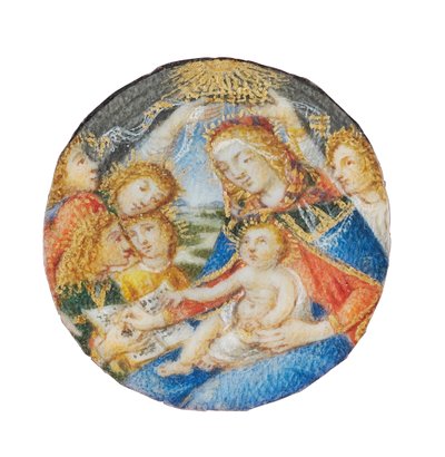 Madonna of the Magnificat, Florence, late 15th - early 16th centurydani af Sandro Botticelli