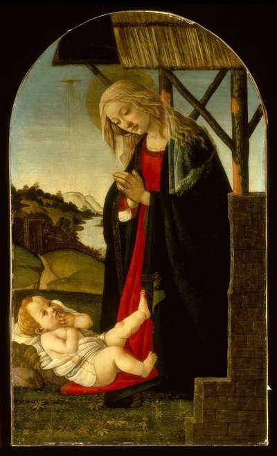 Maria forguder barnet af Sandro Botticelli