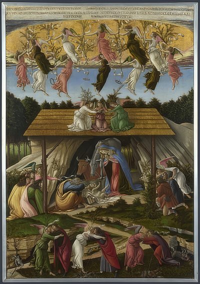 Mystisk fødsel. 1500 af Sandro Botticelli