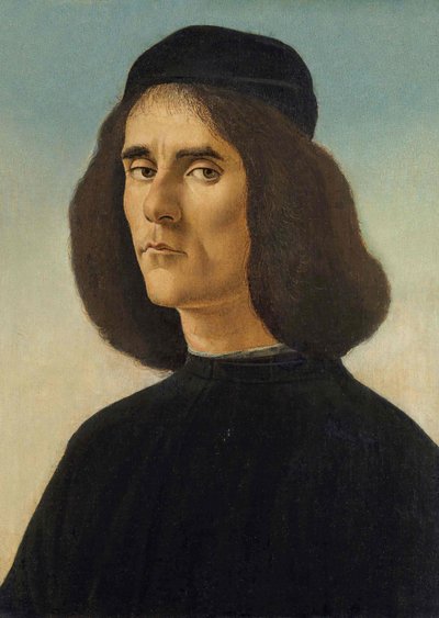 Portræt af Michael Tarchaniota Marullus, ca. 1500 af Sandro Botticelli